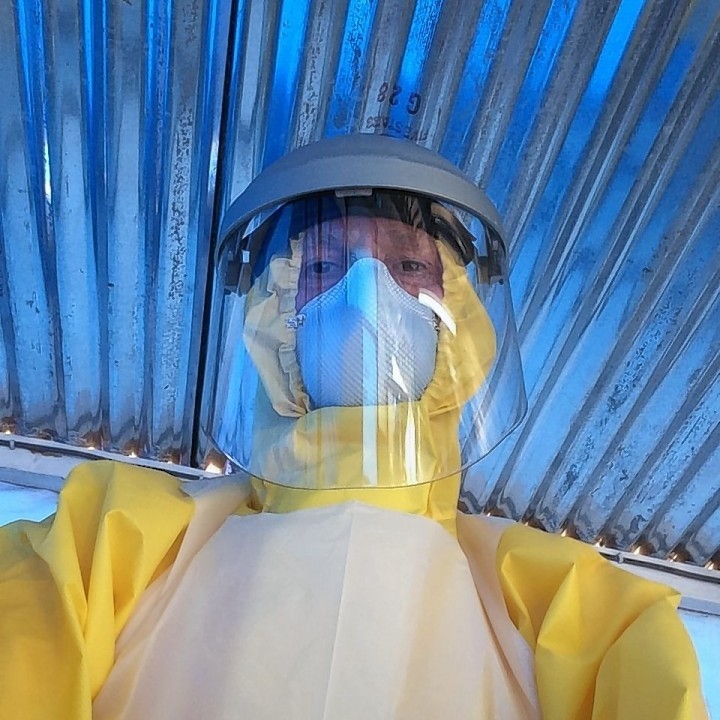 Dr Chris Mair volunteered to fight Ebola in West Africa