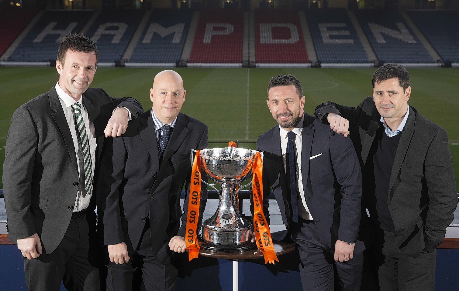 McNamara and McInnes lined up with Deila, McDowall and the League Cup ahead of the weekend ties