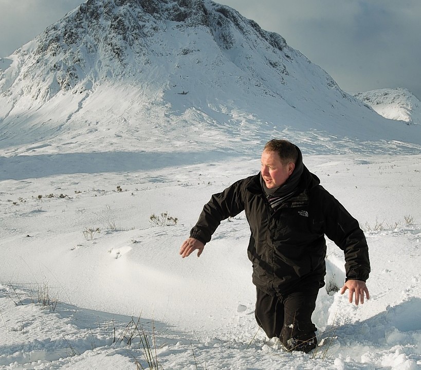 Police had to be called as thousands flocked to the Glencoe slopes after heavy snowfall