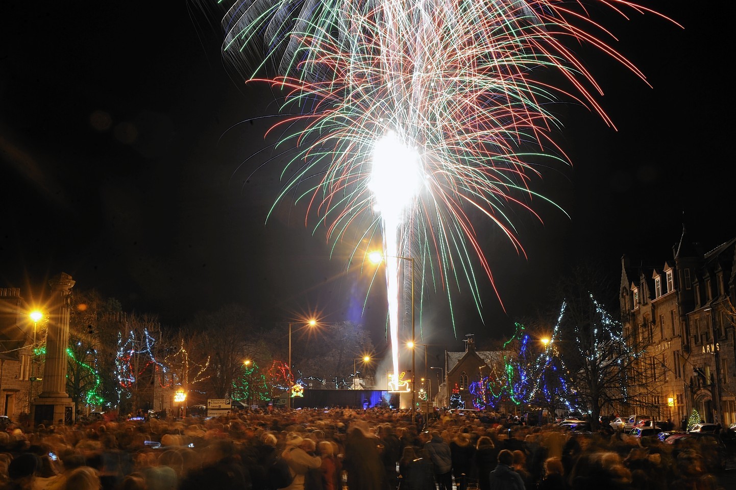 Grantown started 250th anniversary celebrations in style on Hogmanay