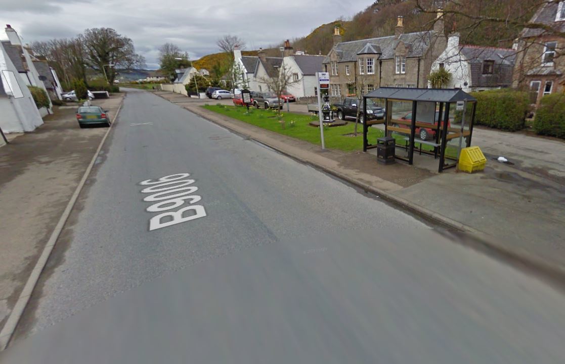 High Street, Ardersier. Photo courtesy of Google Street view.