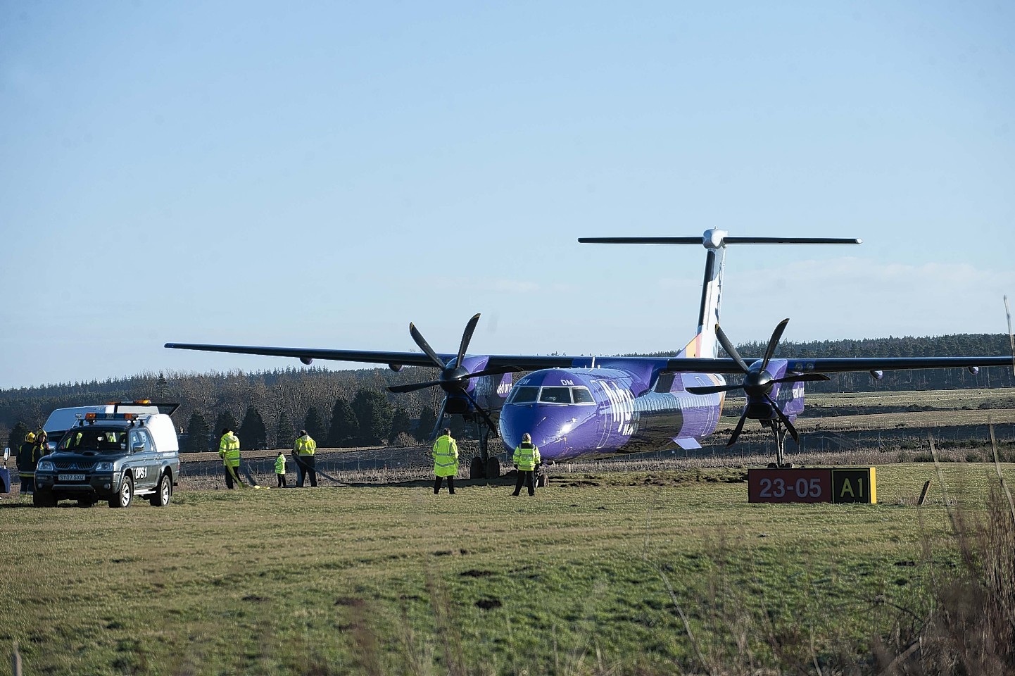 The plane was carrying 48 people when it veered off the runway