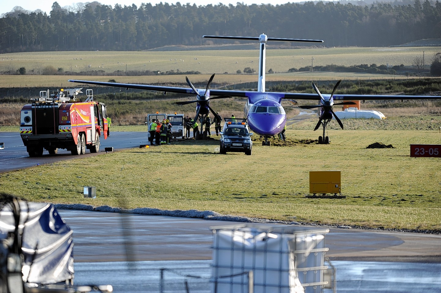 The plane was carrying 48 passengers when it veered off the runway