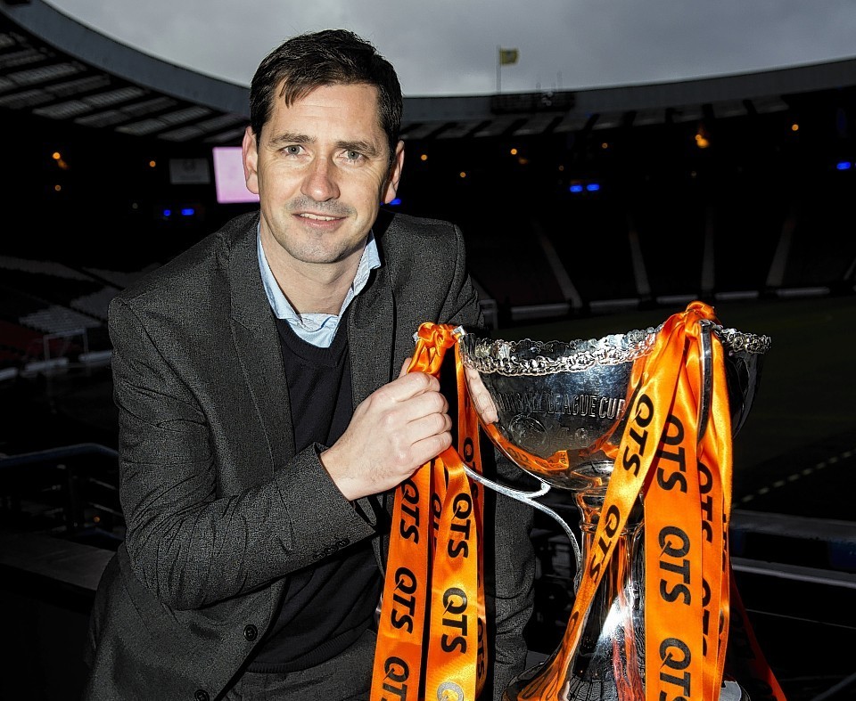 Jackie McNamara looking to guide his side into the League Cup final