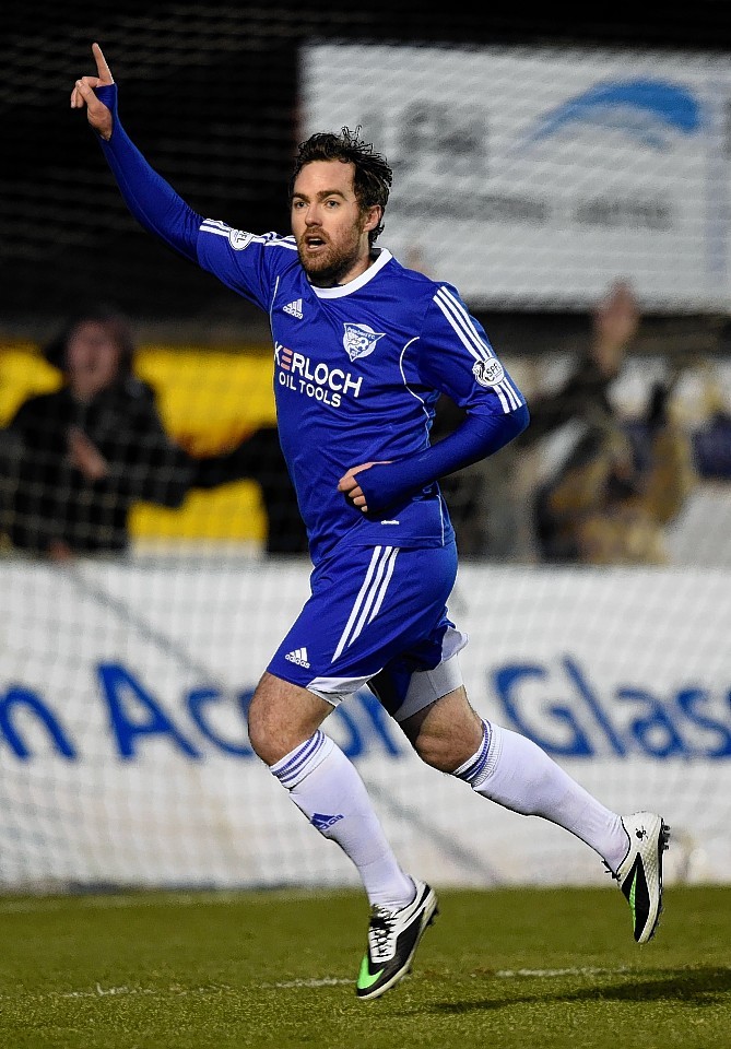 Jamie Stevenson is aiming for promotion with Peterhead