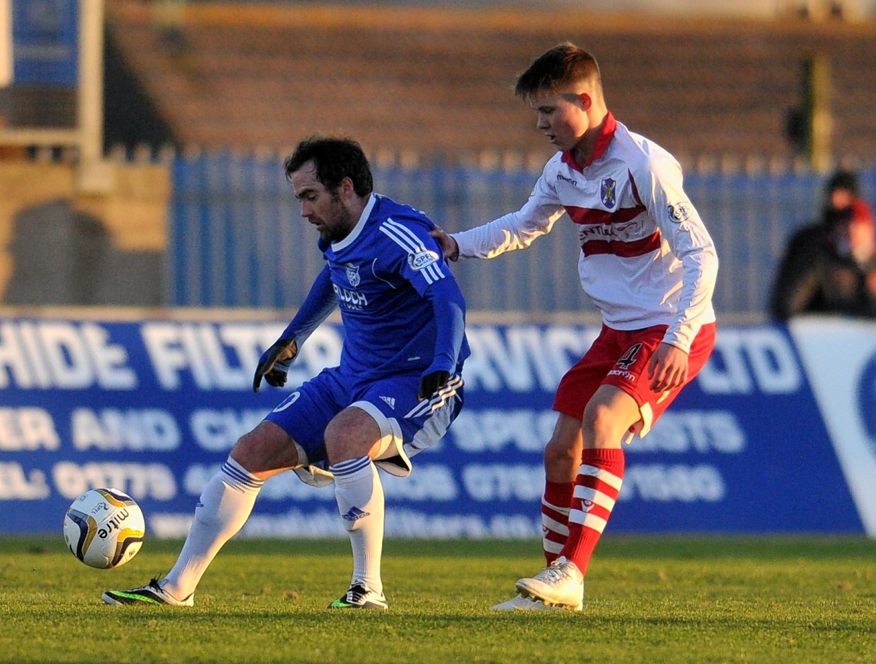 Jamie Stevenson is aiming for promotion with Peterhead
