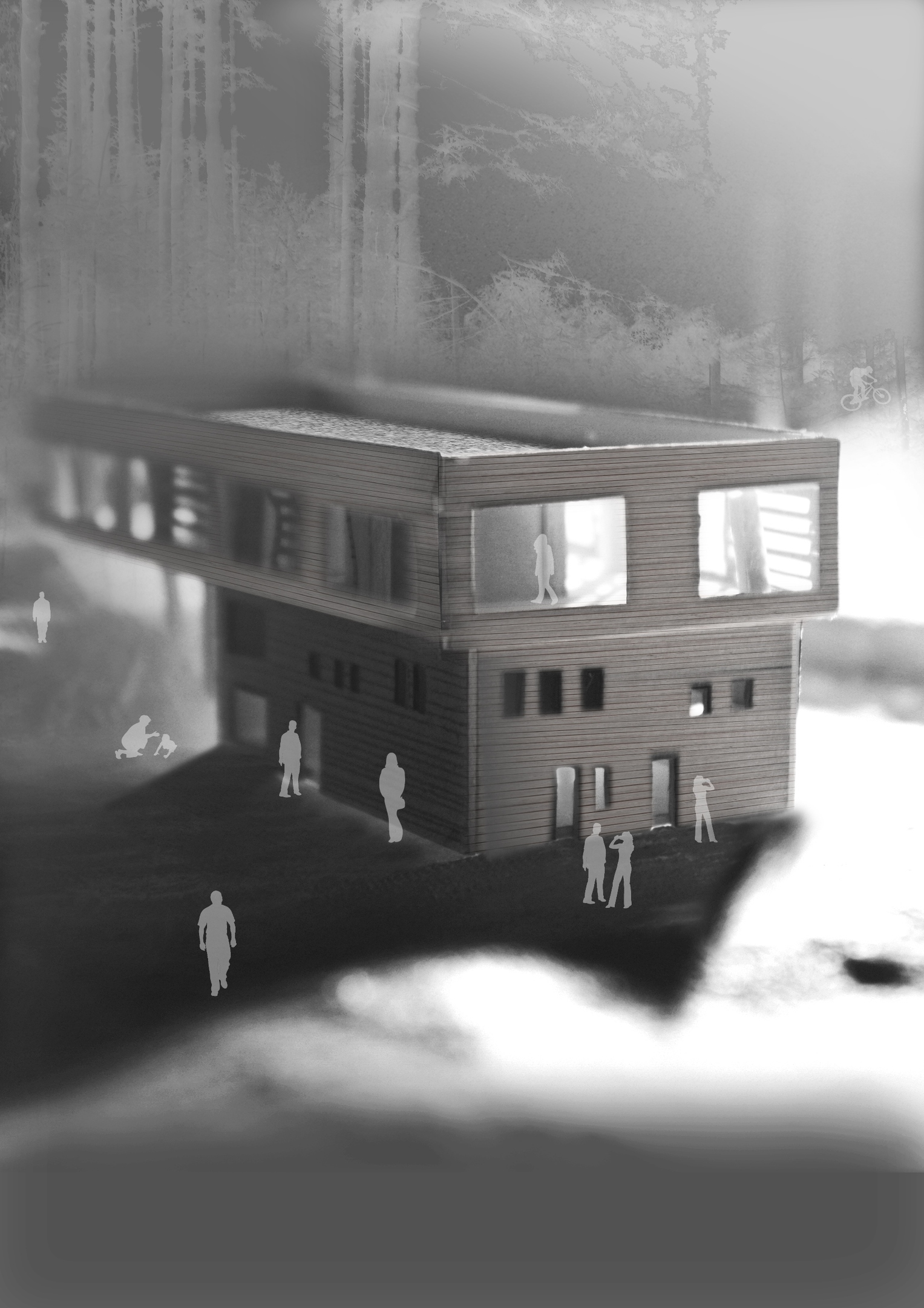 A design for the centre by second year architecture student Johanna Kleesattel