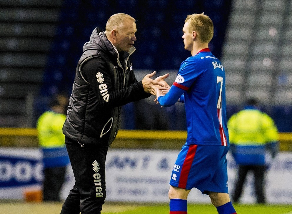 McKay played under Hughes at Caley Thistle