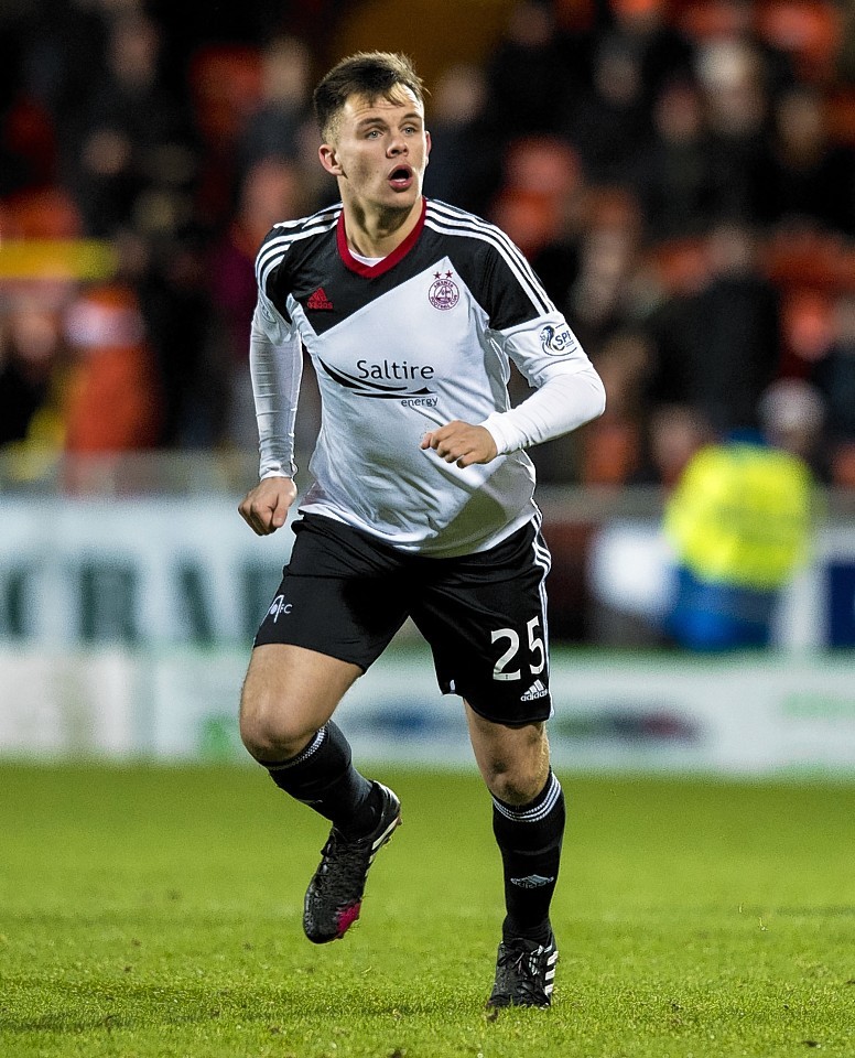 Lawrence Shankland has impressed for the Dons youths and now he is looking to make his mark in the first team