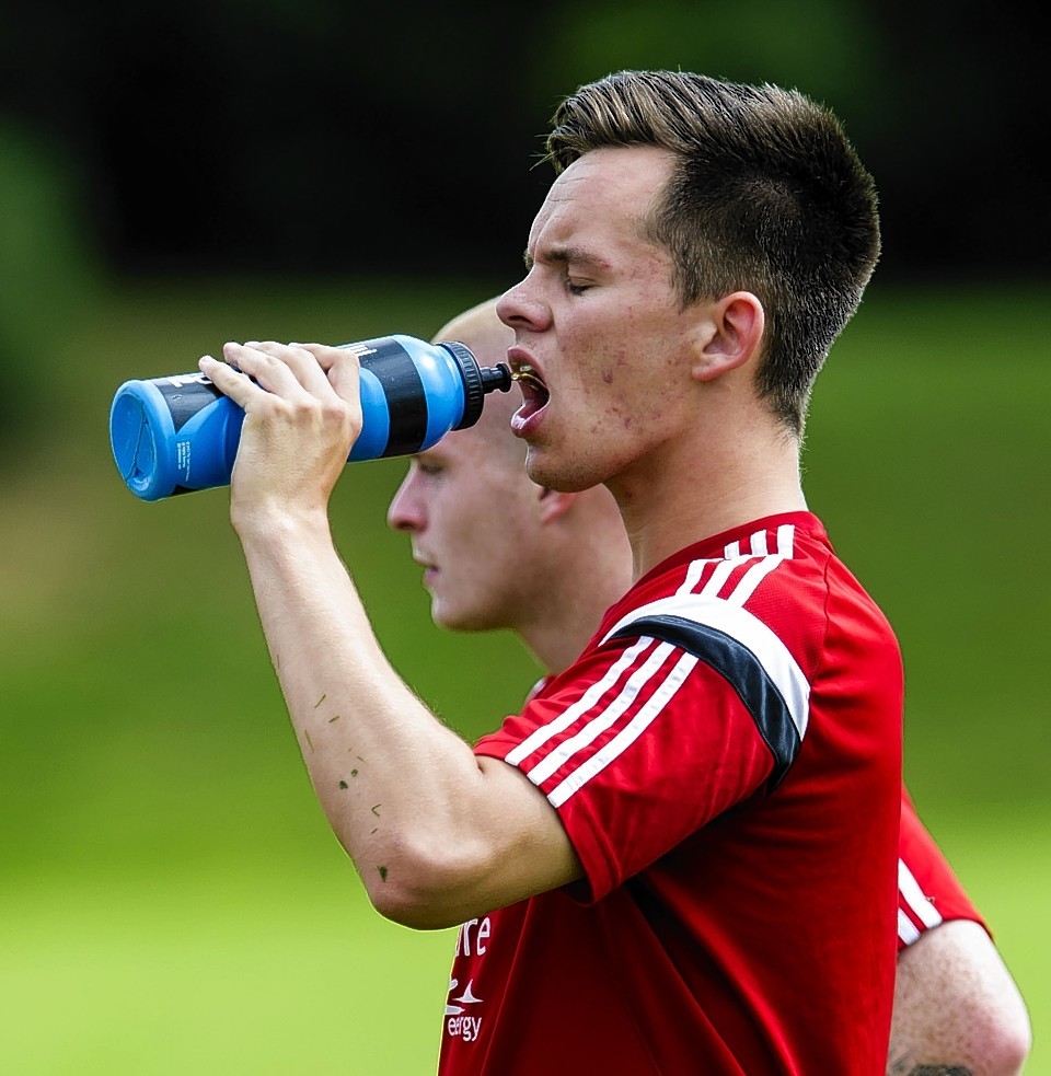 Lawrence Shankland has impressed for the Dons youths and now he is looking to make his mark in the first team