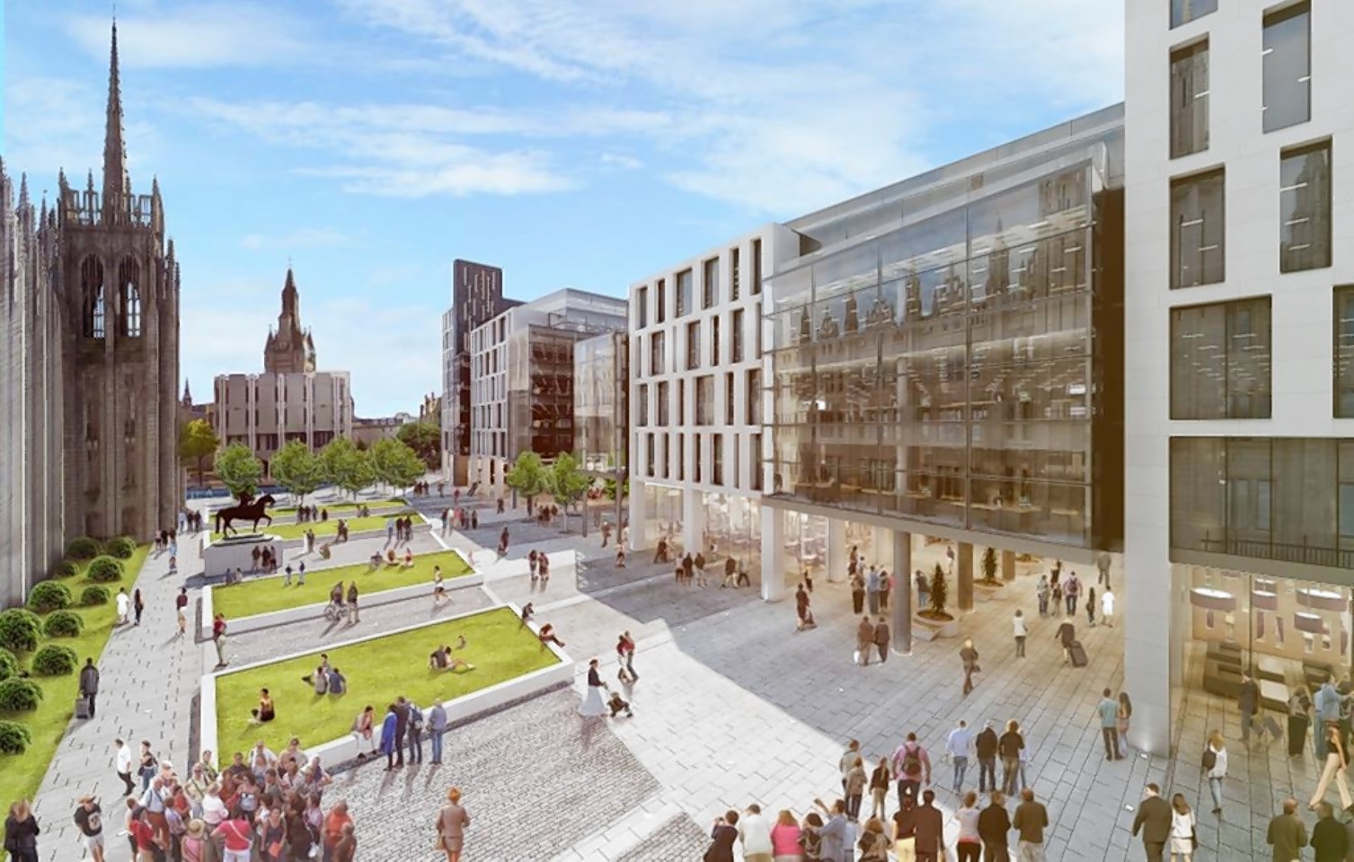 Nicola Sturgeon has urged people to use the ballot box to express their disapproval of the council's handling of the Marischal Square development.