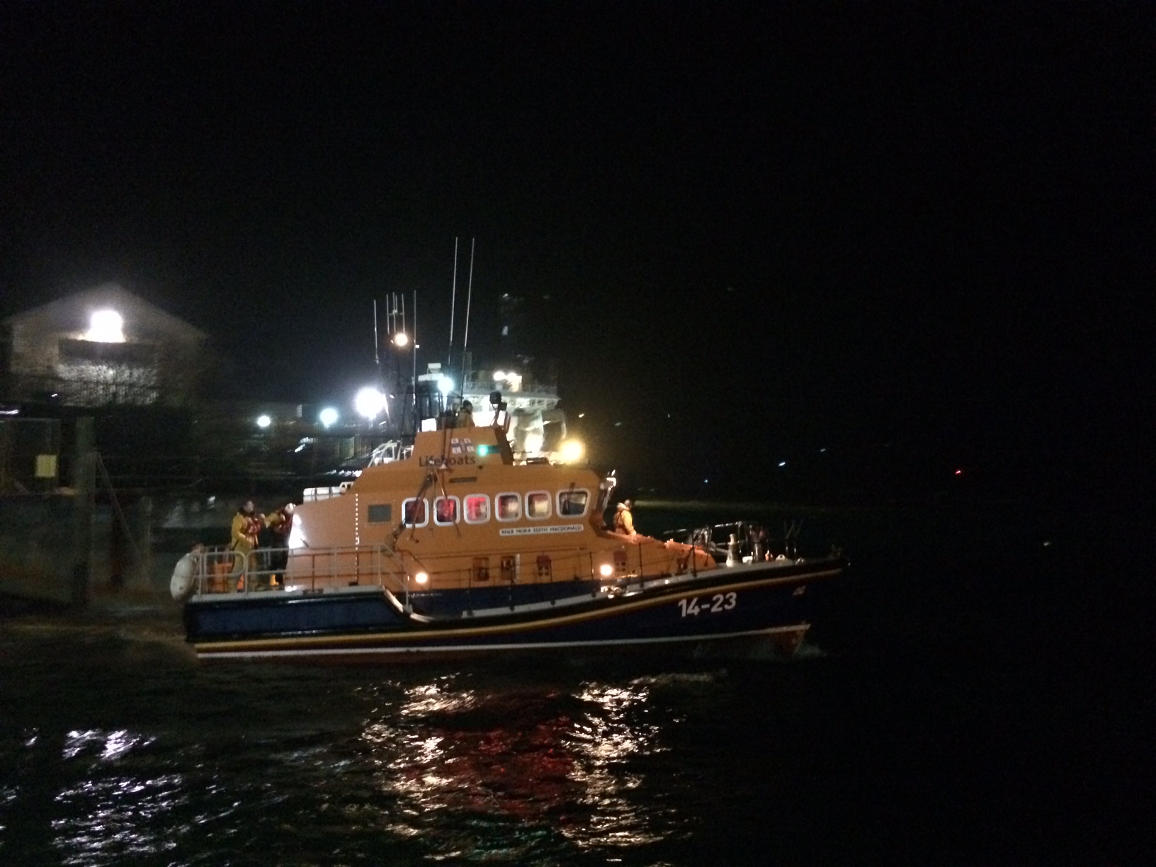 The Oban Lifeboat was out last night.