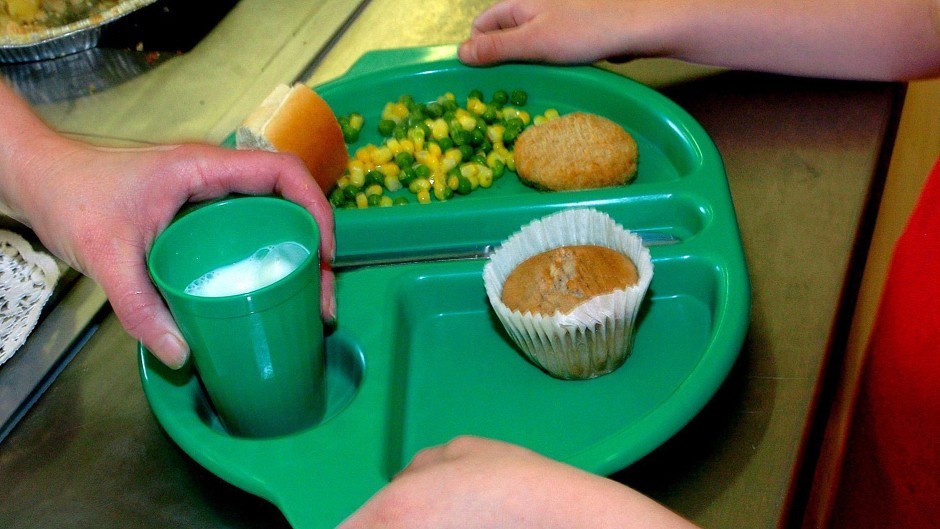 All pupils in primary one to primary three will be entitled to a free school meal from Monday