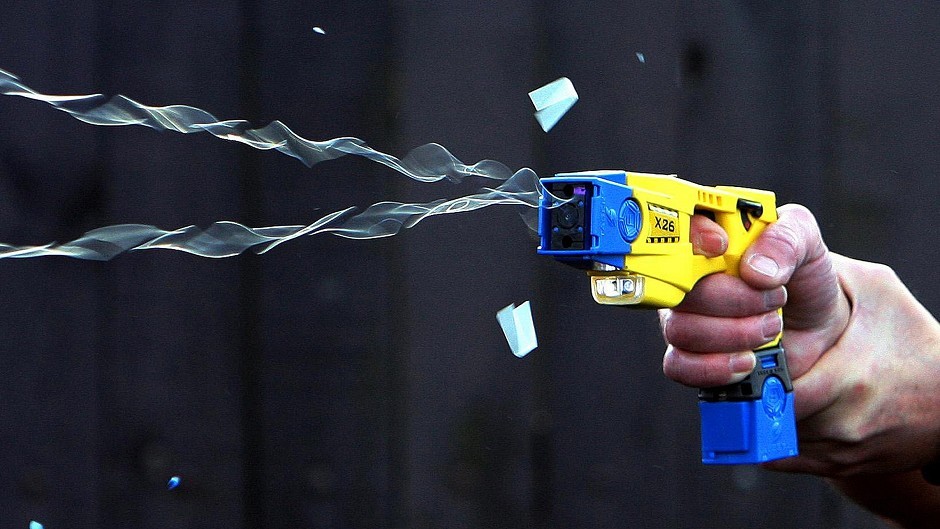 A taser stun gun