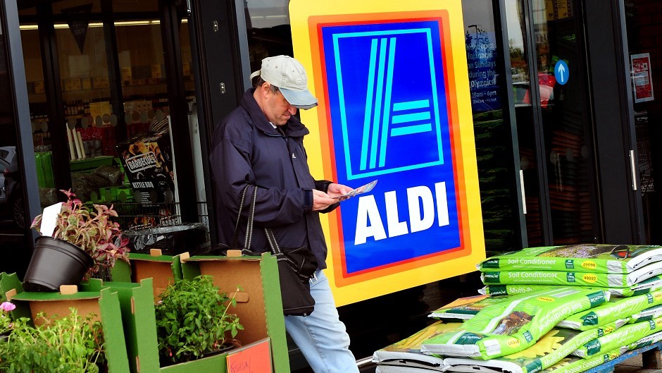 Aldi will open eight new stores in Scotland next year.