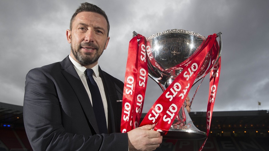 Aberdeen manager Derek McInnes  is determined to get his hands on a trophy