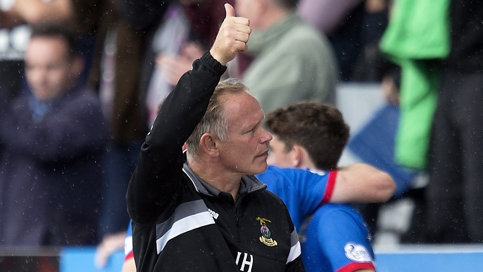 John Hughes' Inverness collected three points from their trip to Hamilton