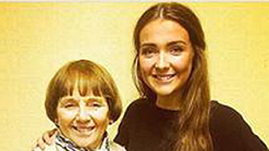 Lorraine Sweeney (left) pictured with her granddaughter Erin McQuade
