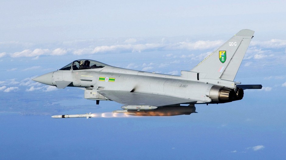 RAF Typhoons w