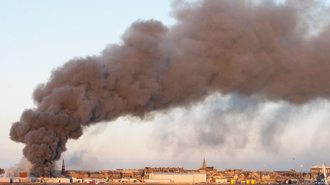 Peterhead fish factory fire