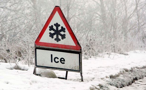 Ice caused has chaos on north-east roads