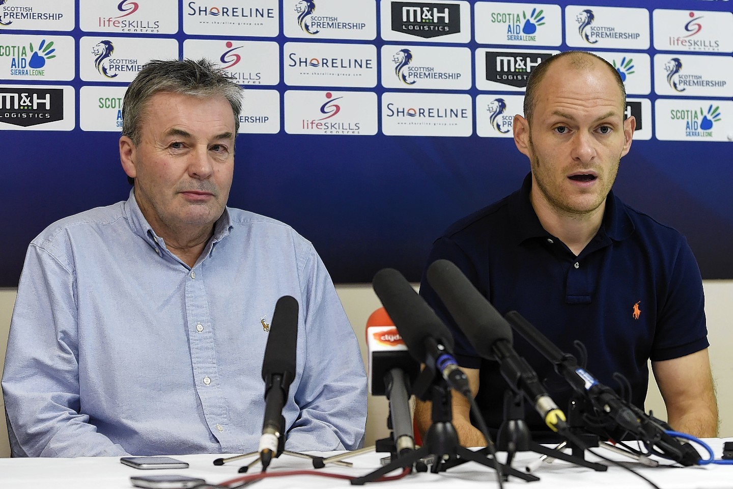 Ronnie Macdonald alongside former boss Alex Neil