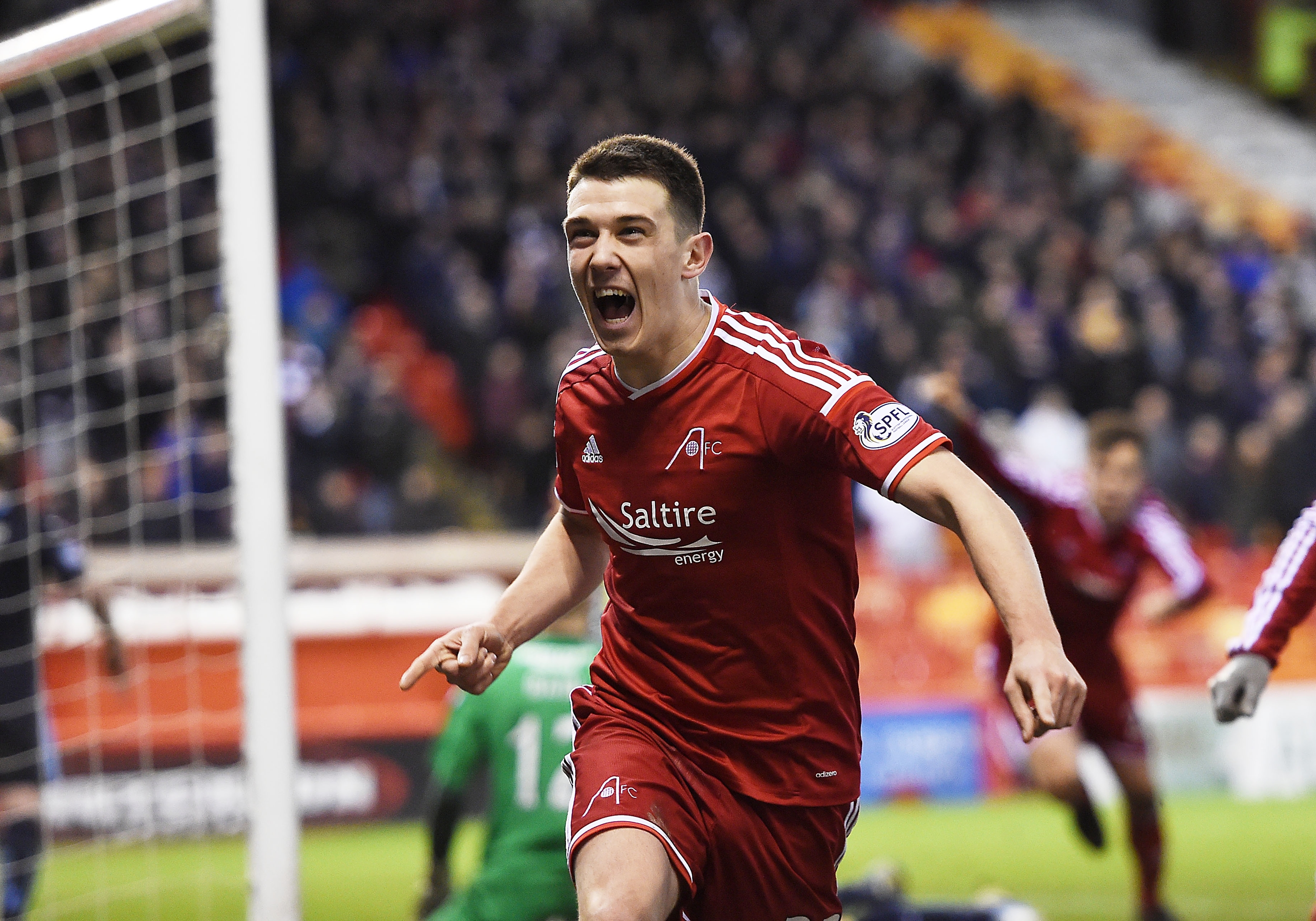 Ryan Jack celebrates his dramatic equaliser