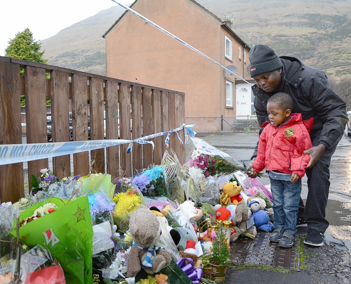 Scott Chiseri, 5, was killed in Clackmannanshire last year