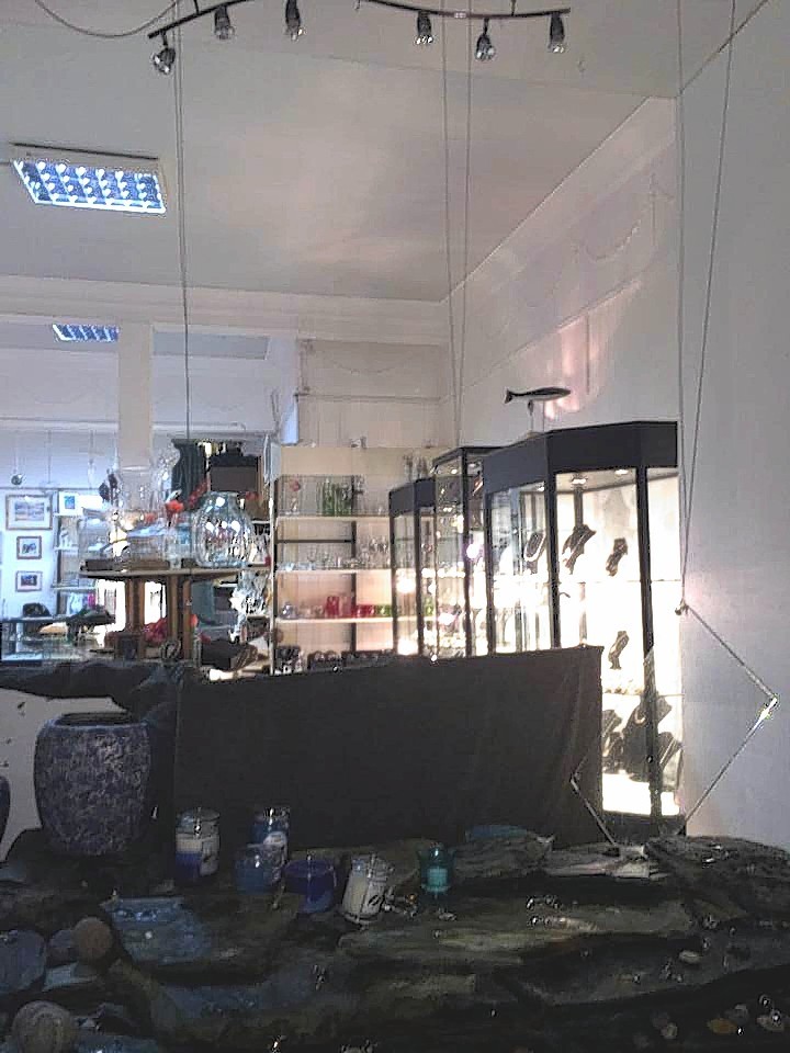 Stornoway jewellery store had its windows smashed by the high winds