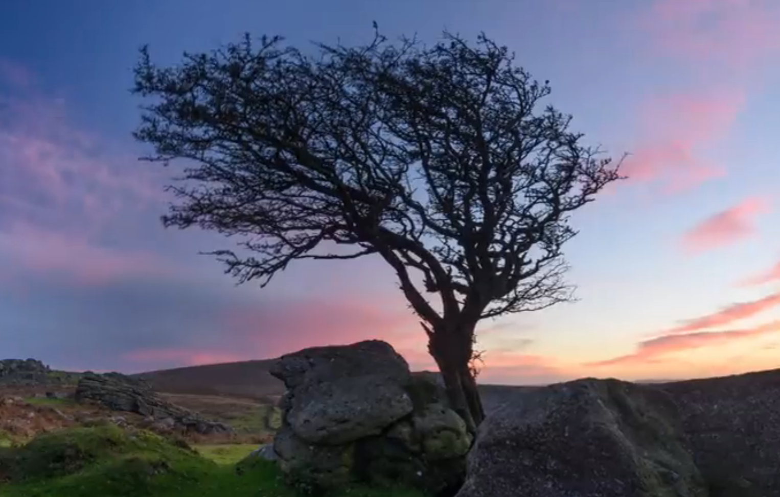 A stunning timelapse over Dartmoor