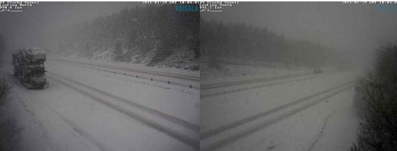 Traffic Scotland pictures from the A9 this morning
