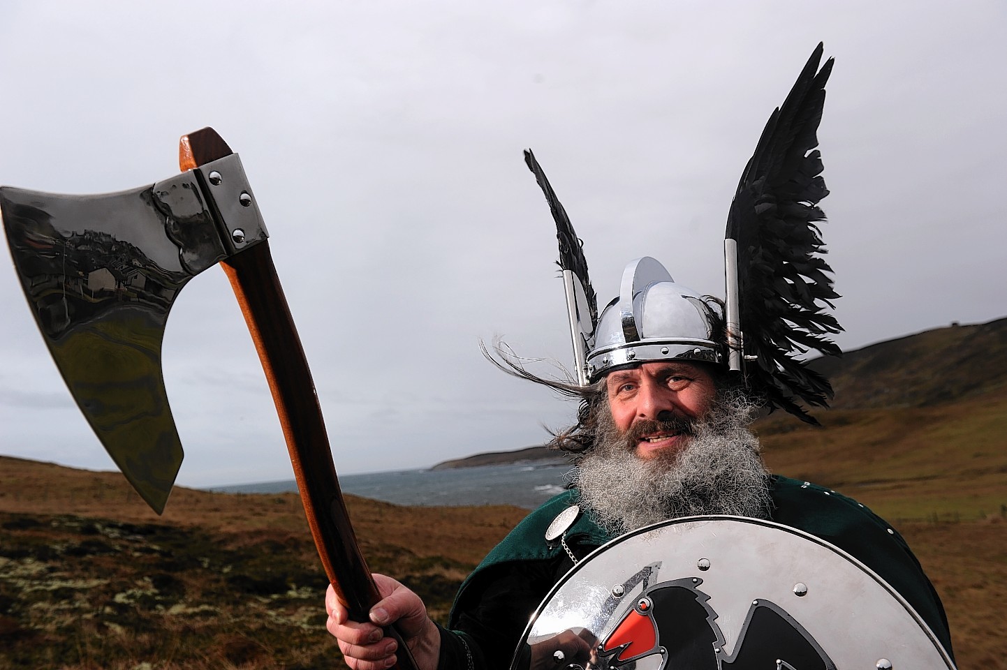 Up Helly Aa Guizer Neil Robertson (pictures by Kenny Elrick)