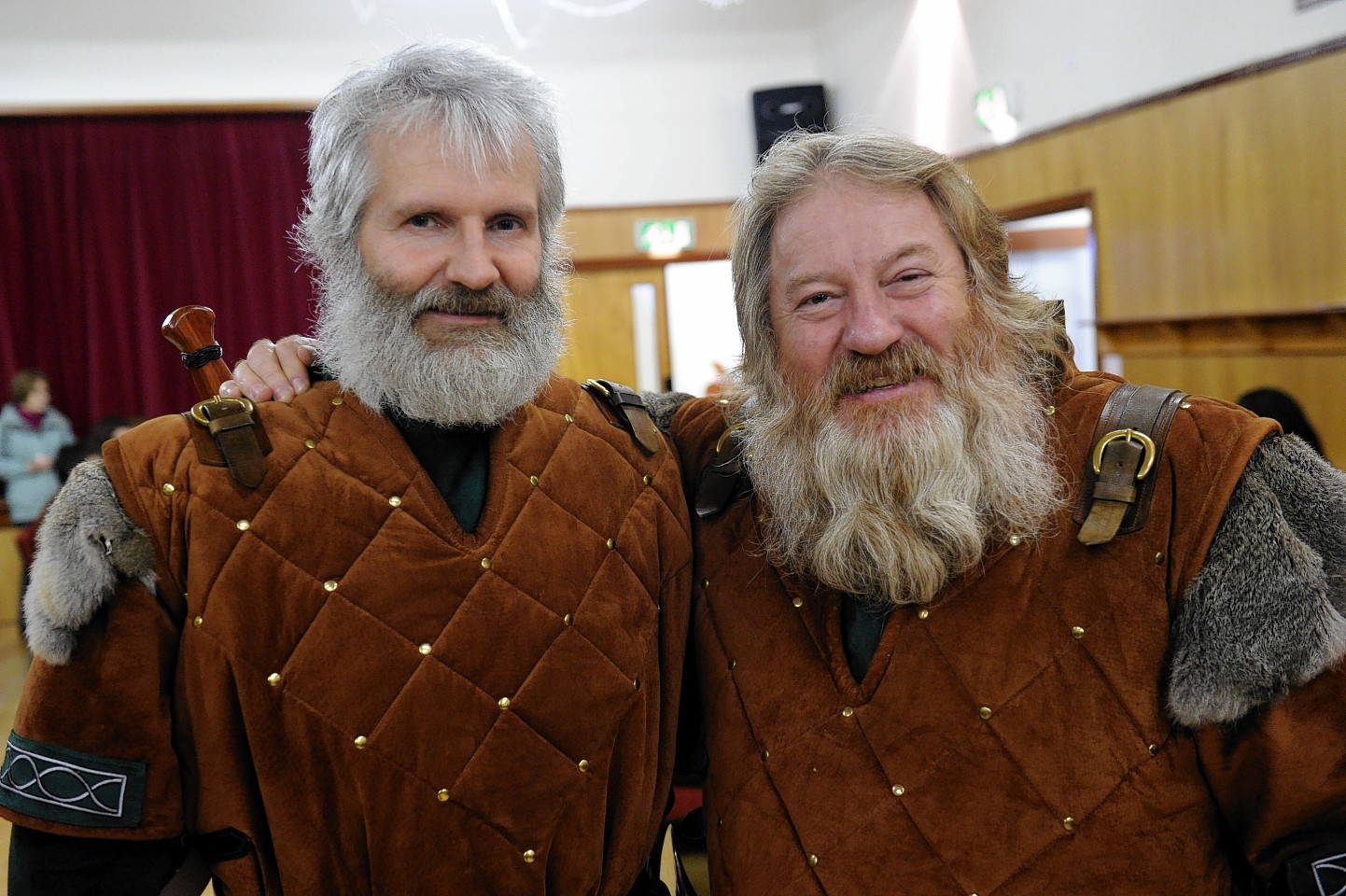 Laurence Reid and Andy Miller at Up Helly Aa