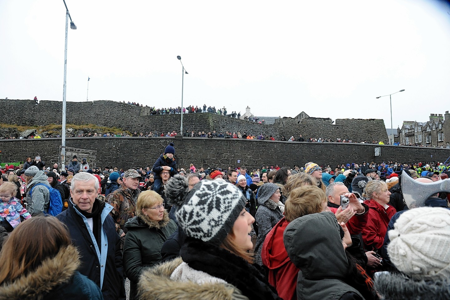 The Jarl Squad, led by Guizer Jarl, Neil Robertson, have marched through Lerwick. (Pictures by Kenny Elrick)