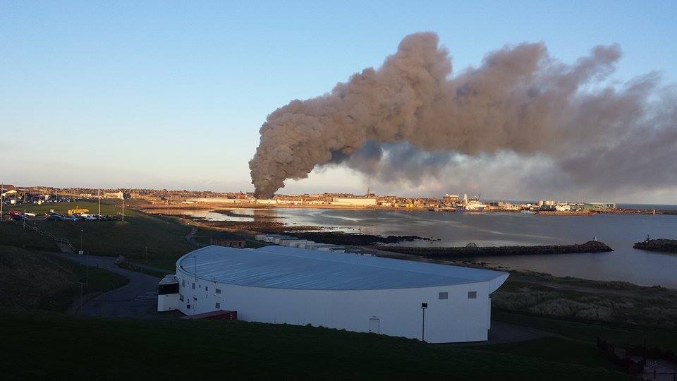 Residents of Erroll Street are being evacuated (photo courtesy of Barney Donaldson)