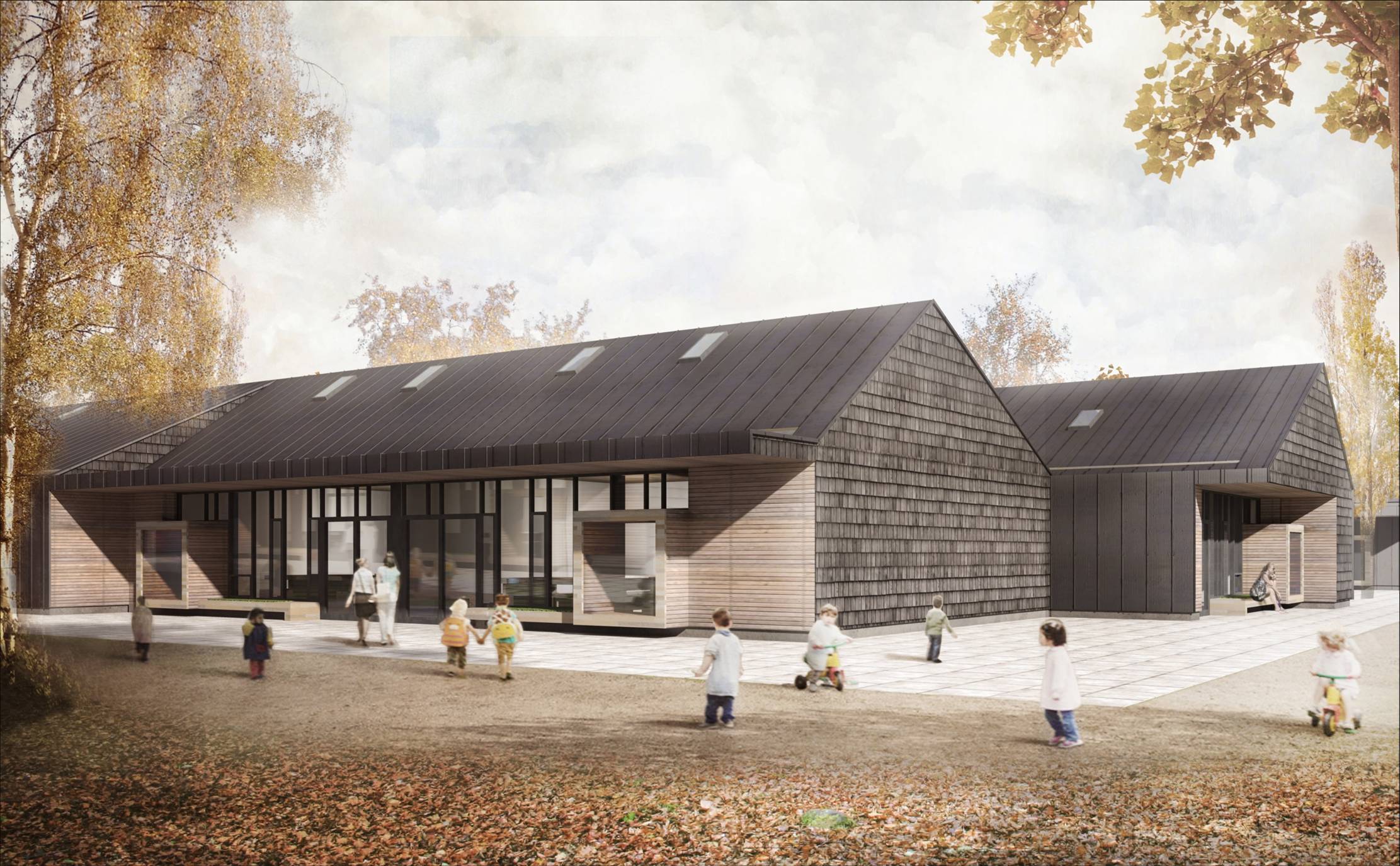 An artist's impression of how the new school could look