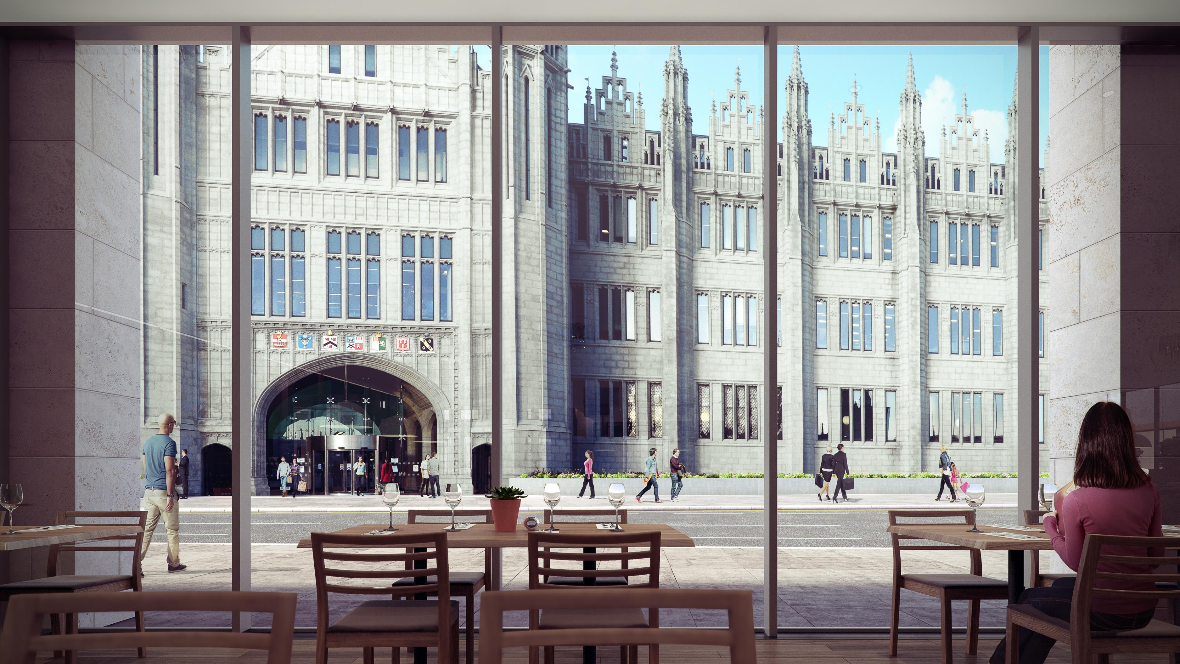 Artist's impressions of how Muse Development's Marischal Square plans might look