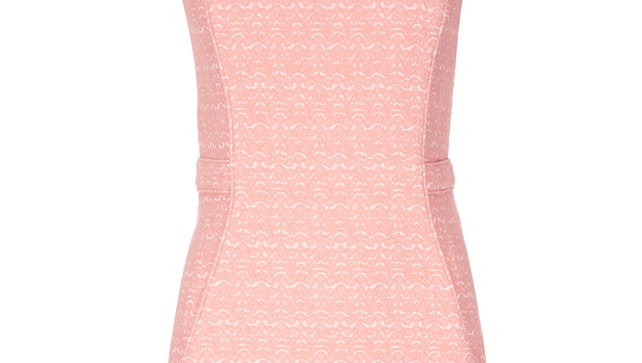 pink fitted dress, £65, Wallis
