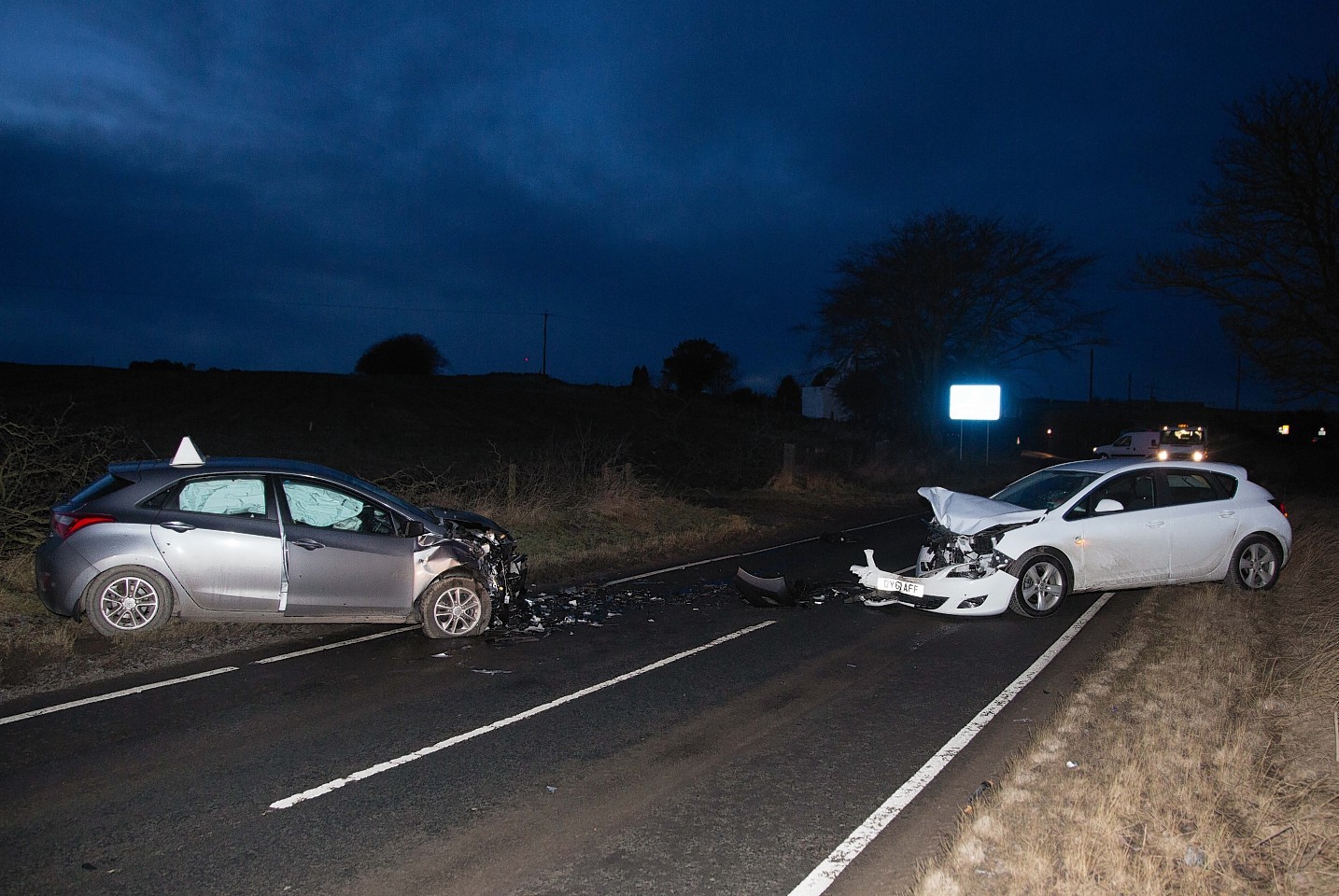 The two car crash near Potterton