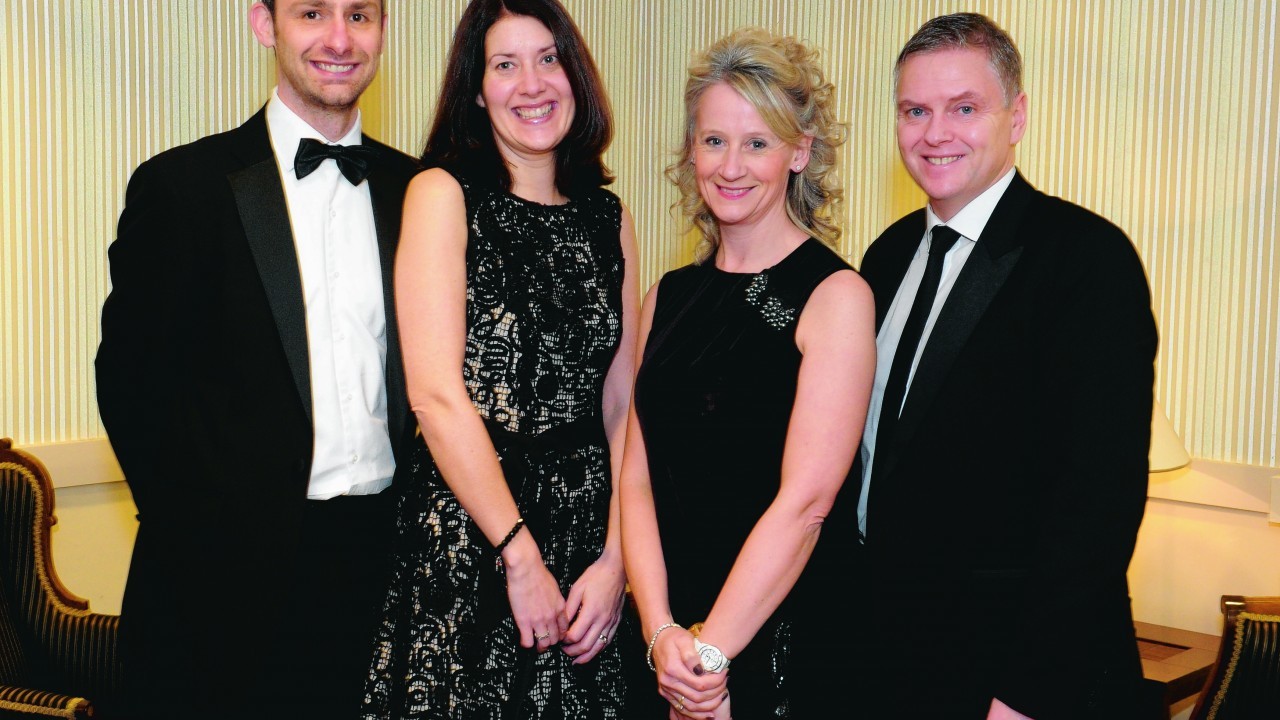 Graeme and Angela Farquhar with Fiona and Gary Campbell.