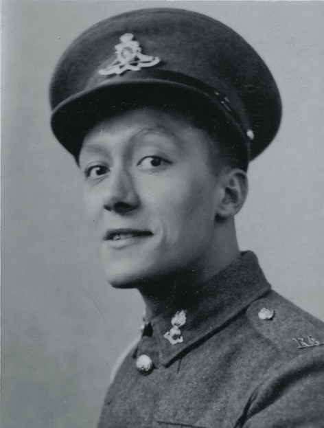 Jack Drinkall pictured in Royal Artillery uniform, 1939