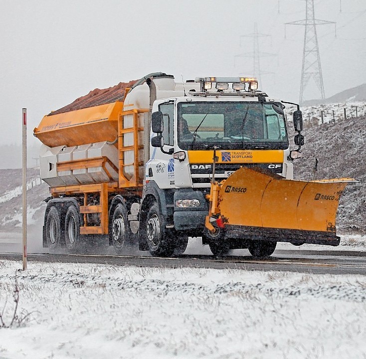 Drivers on the A9 have been particularly badly hit, with a number of lorries becoming stuck in the snow