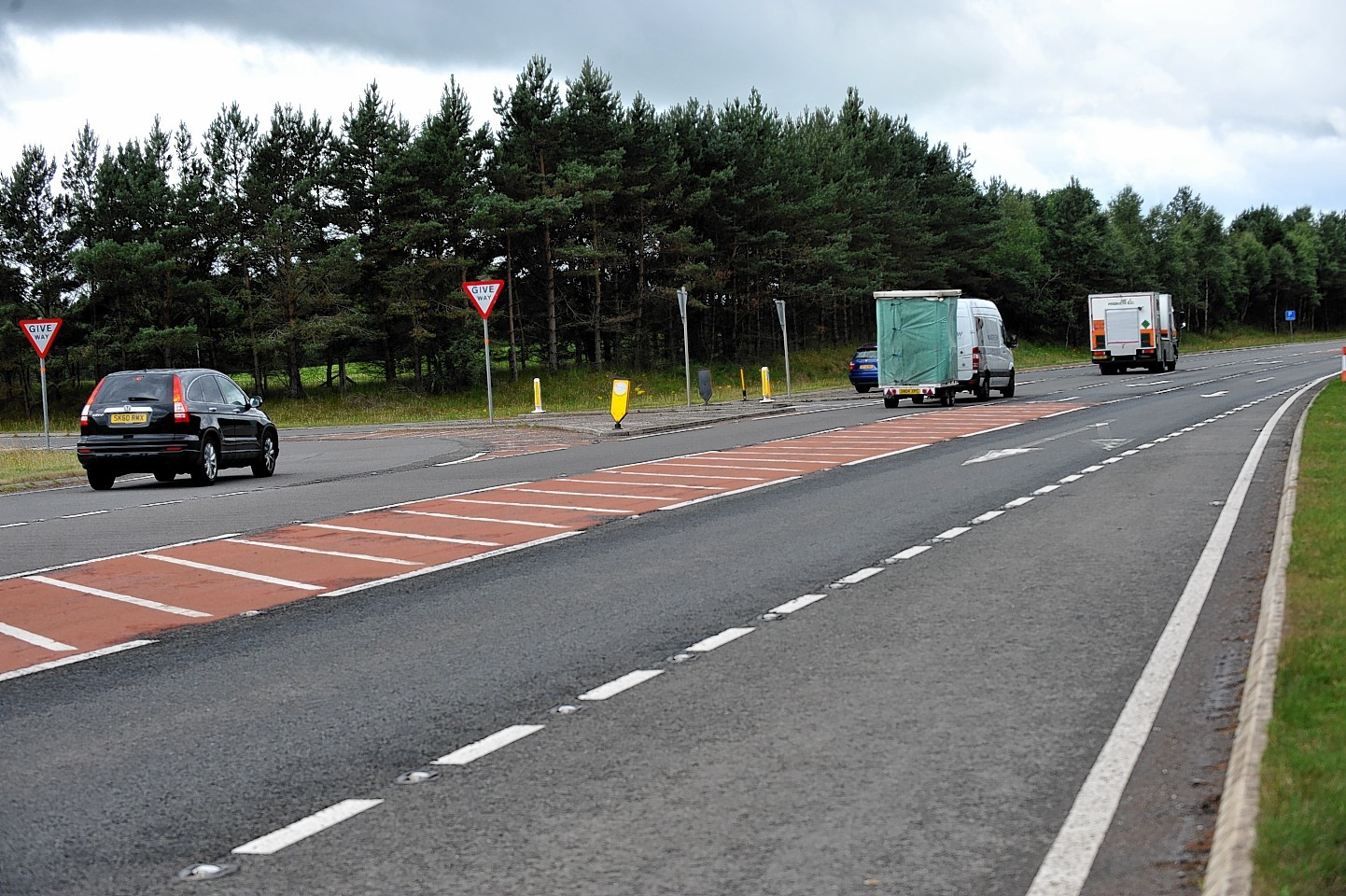 The Lynwilg junction south of Aviemore. Image: Sandy McCook/DC Thomson.