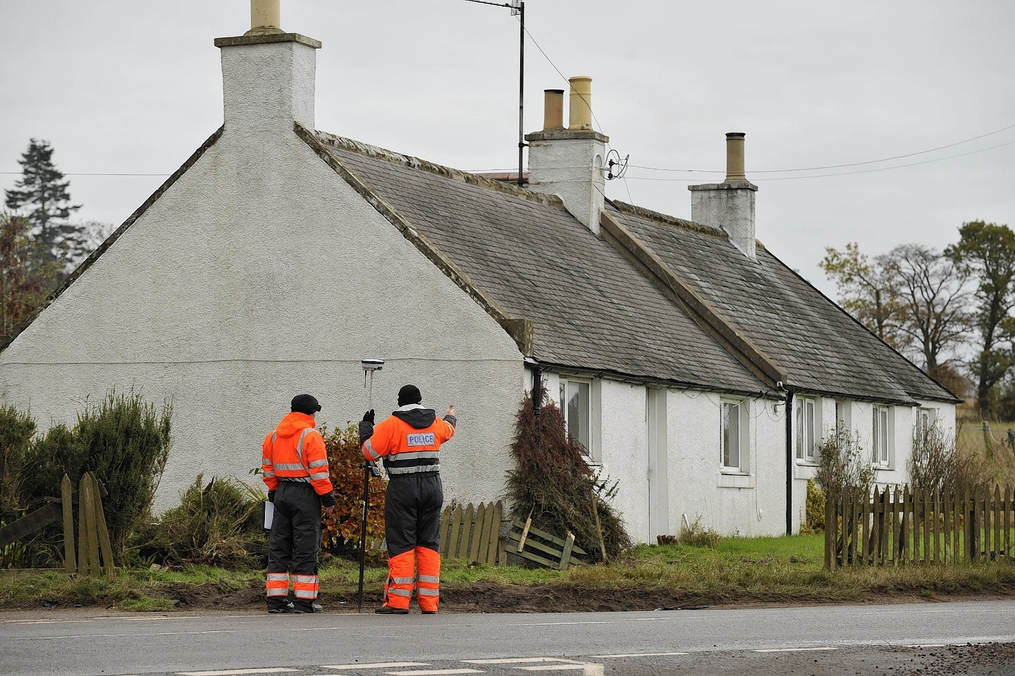 The Scene of the A937 crash