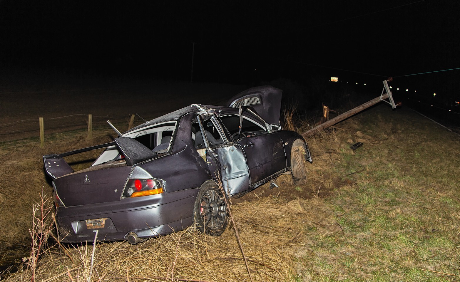 One of the crashes on the A96 Forres to Elgin road