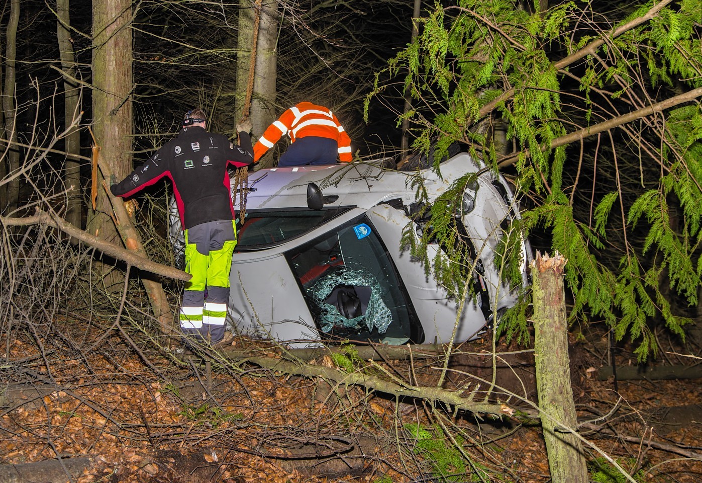 One of the crashes on the A96 near Elgin