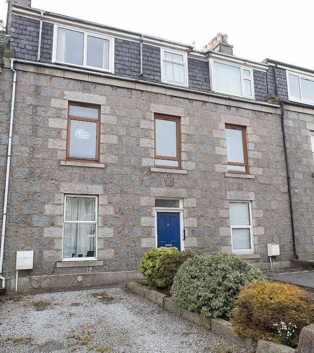 Brenda Page's home at 13 Allan Street, Aberdeen.