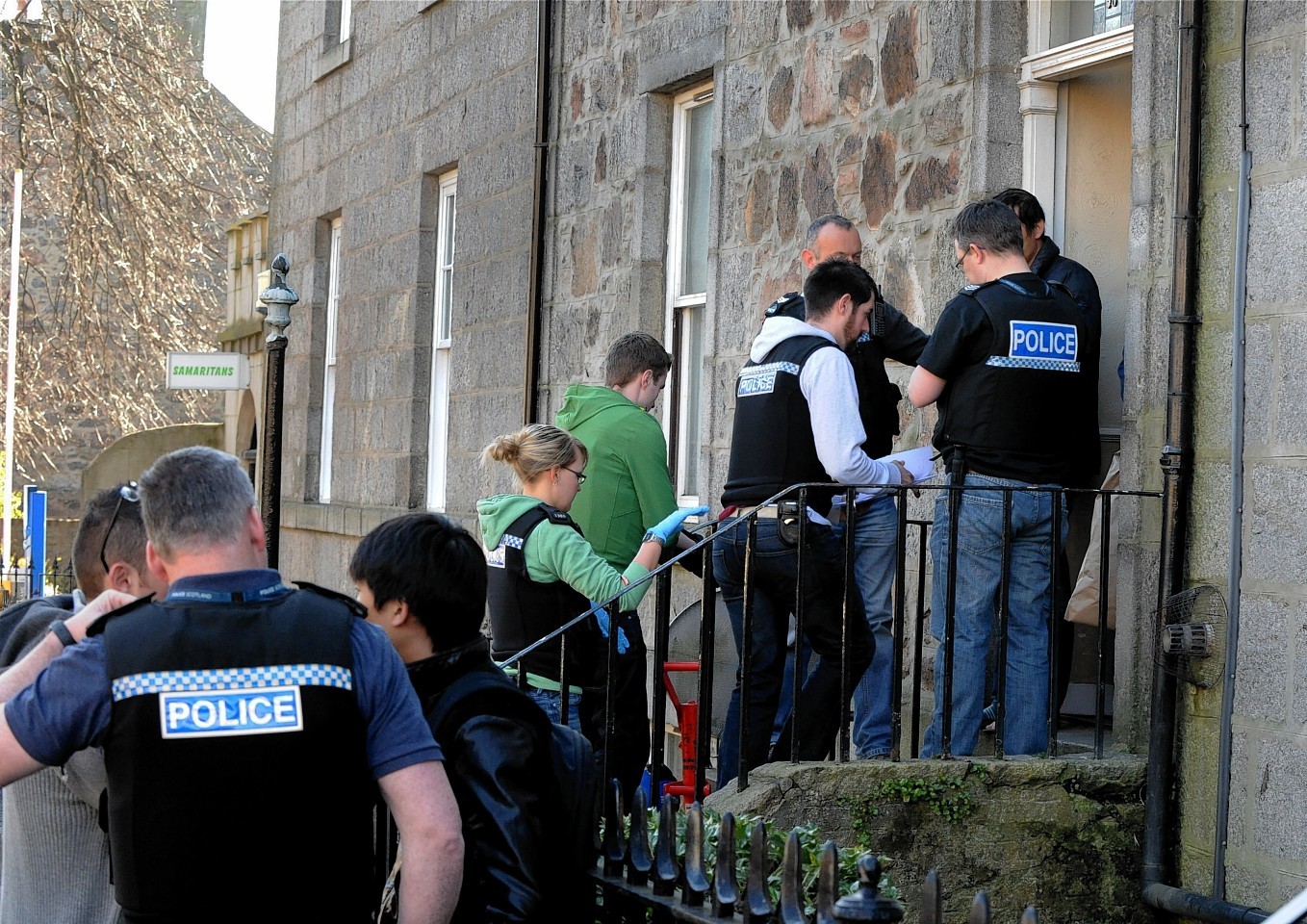 Police conducting brothel raids in Aberdeen