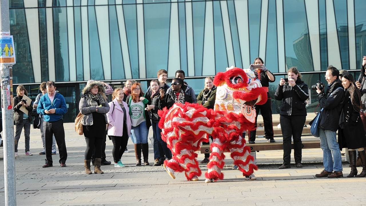 Chinese New Year celebrations in Aberdeen