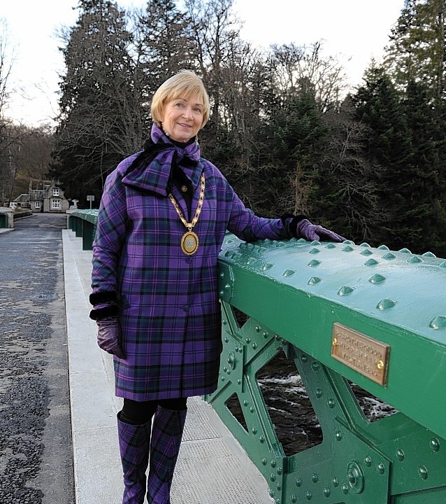 The Crathie Primary youngsters were on hand to cut the ribbon at the Balmoral Bridge